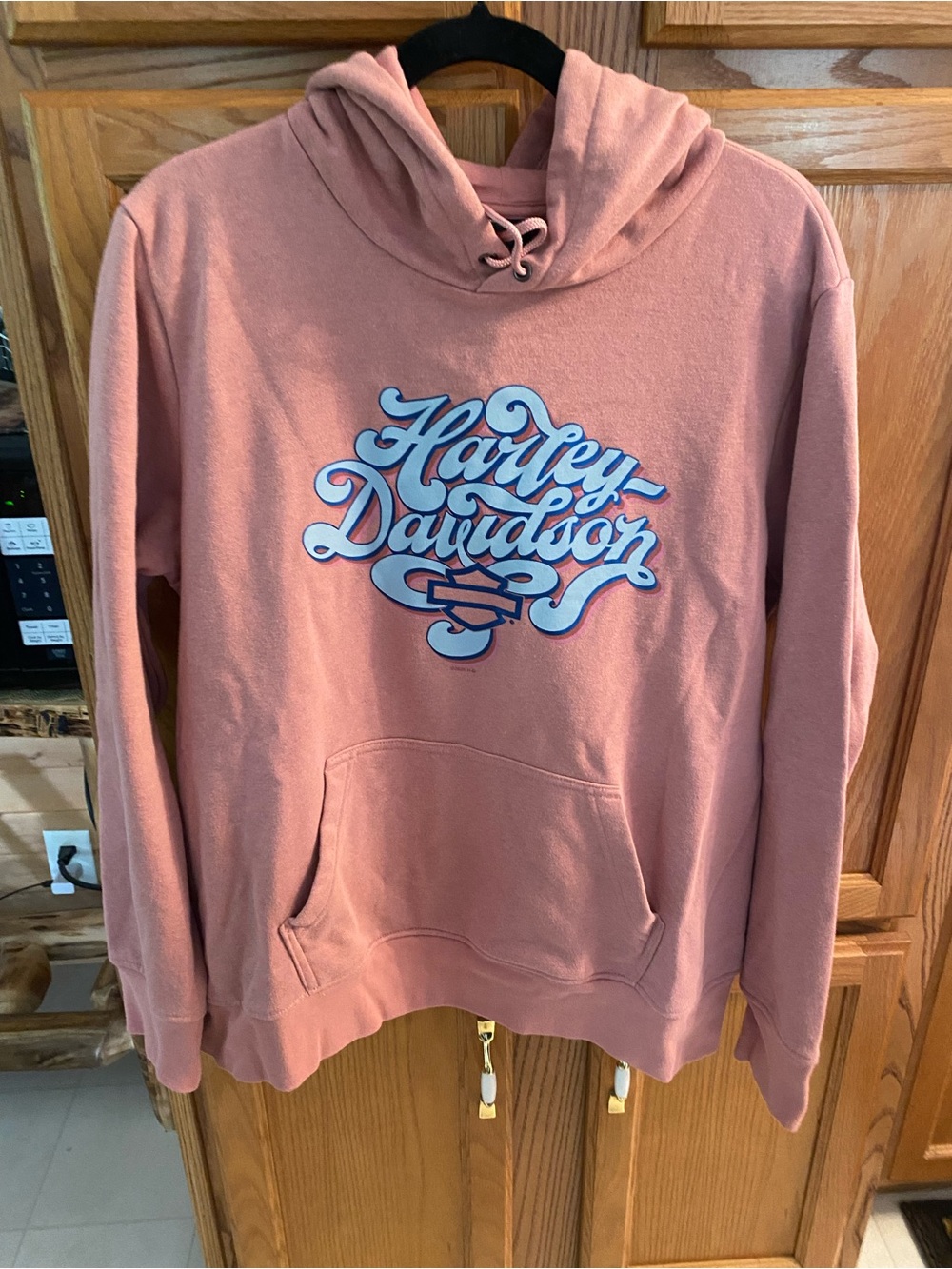 Harley-Davidson Women's Dusty Rose Hoodie with Script Logo